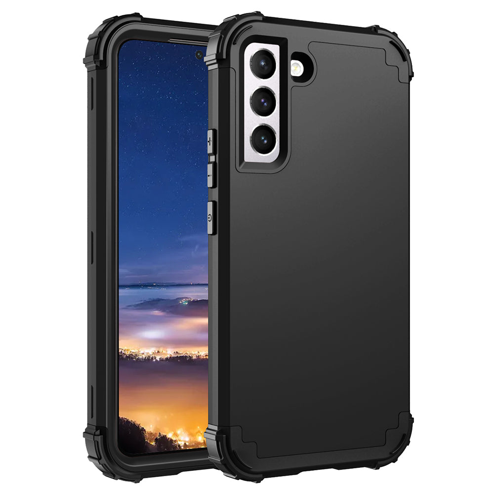 For Samsung Galaxy S23 Drop Protection 3-In-1 Phone Shell PC Silicone Phone Case Shockproof Mobile Phone Cover For Samsung Galaxy S23 Drop Protection 3-In-1 Phone Shell PC Silicone Phone Case Shockproof Mobile Phone Cover